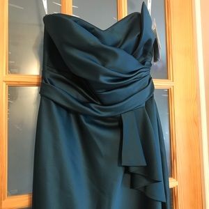 David’s Bridal Dress, Size 10, Color Peacock